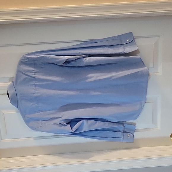 Chaps blue dress shirt large 14-16 - Picture 6 of 8